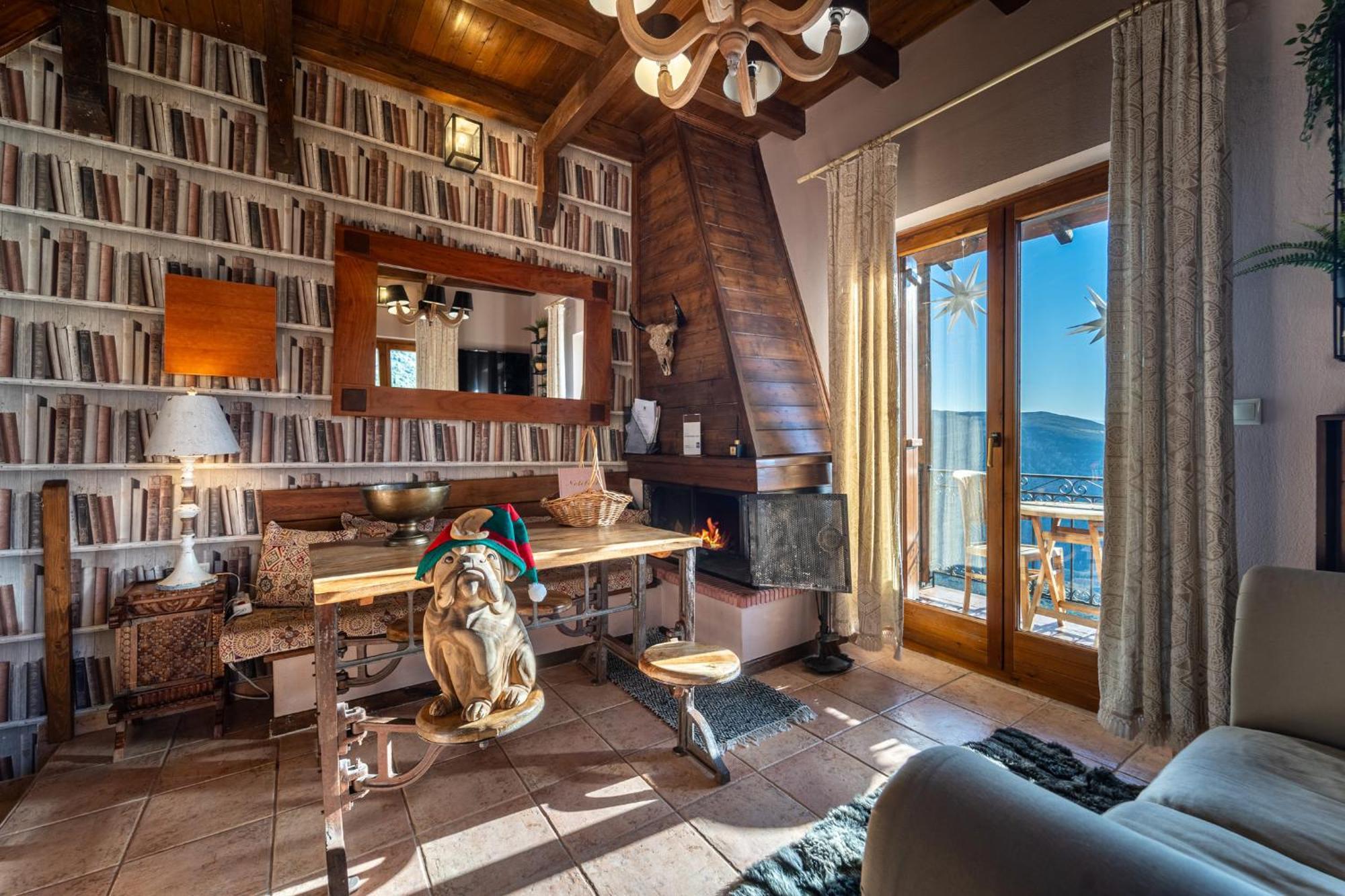 Rock Dandy Deluxe Chalet In Arachova - Delphi, Sauna, Prv Parking, Amazing View Экстерьер фото